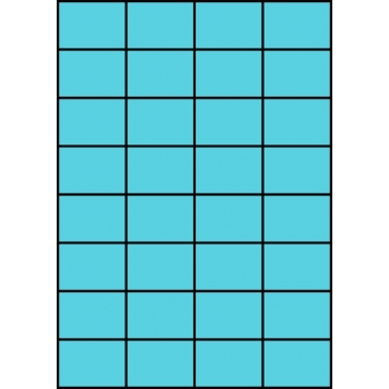 Etykiety A4 kolorowe 52,5x37 – niebieskie