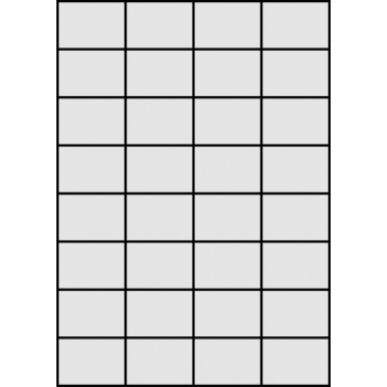 Etykiety samoprzylepne na arkuszach A4 - 52,5x37