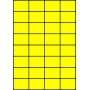 Etykiety A4 kolorowe 52,5x37 – żółte fluorescencyjne