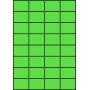 Etykiety A4 kolorowe 52,5x37 – zielone