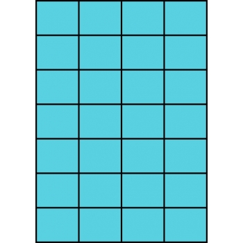 Etykiety A4 kolorowe 52,5x42,4 – niebieskie