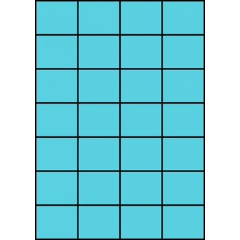 Etykiety A4 kolorowe 52,5x42,4 – niebieskie