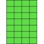 Etykiety A4 kolorowe 52,5x42,4 – zielone