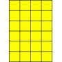 Etykiety A4 kolorowe 52,5x49,5 – żółte