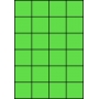 Etykiety A4 kolorowe 52,5x49,5 – zielone