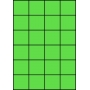 Etykiety A4 kolorowe 52,5x49,5 – zielone