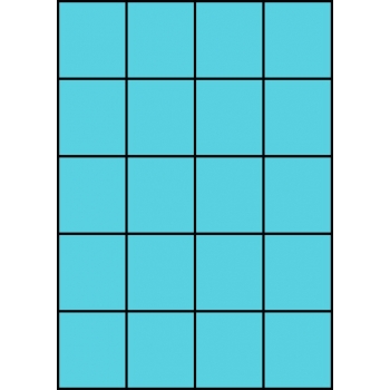 Etykiety A4 kolorowe 52,5x59,4 – niebieskie