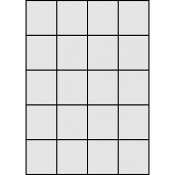 Etykiety samoprzylepne na arkuszach A4 - 52,5x59,4