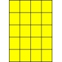 Etykiety A4 kolorowe 52,5x59,4 – żółte