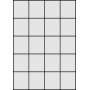 Etykiety samoprzylepne na arkuszach A4 - 52,5x59,4