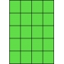 Etykiety A4 kolorowe 52,5x59,4 – zielone