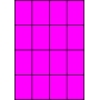 Etykiety A4 kolorowe 52,5x74 – różowe