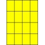 Etykiety A4 kolorowe 52,5x74 – żółte