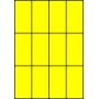 Etykiety A4 kolorowe 52,5x99 – żółte