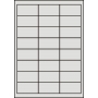 Etykiety samoprzylepne na arkuszach A4 - 64,6x33,8