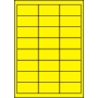 Etykiety A4 kolorowe 64,6x33,8 żółte fluorescencyjne