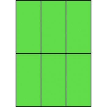 Etykiety A4 kolorowe 70x148 – zielone