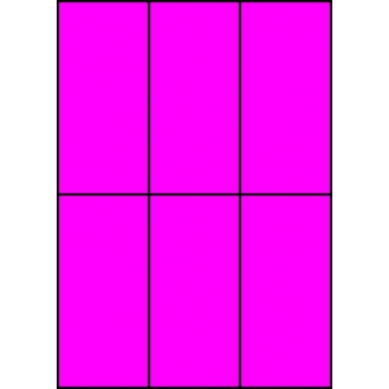 Etykiety A4 kolorowe 70x148 – różowe