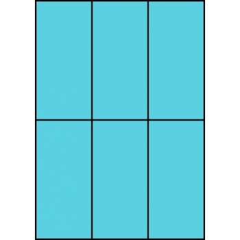 Etykiety A4 kolorowe 70x148 – niebieskie