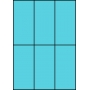 Etykiety A4 kolorowe 70x148 – niebieskie