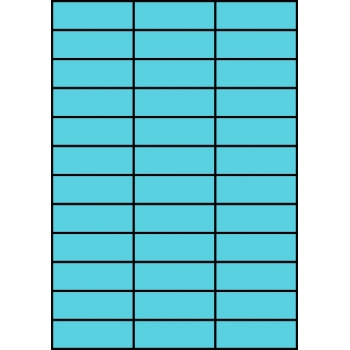 Etykiety A4 kolorowe 70x24,75 – niebieskie