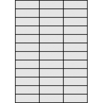 Etykiety samoprzylepne na arkuszach A4 - 70x24,75