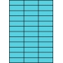 Etykiety A4 kolorowe 70x24,75 – niebieskie