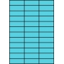 Etykiety A4 kolorowe 70x24,75 – niebieskie