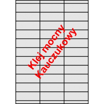 Etykiety A4 klej wzmocniony 70x25,4