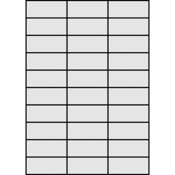Etykiety samoprzylepne na arkuszach A4 - 70x29,7