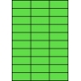 Etykiety A4 kolorowe 70x29,7 – zielone