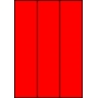 Etykiety A4 kolorowe 70x297 – czerwone fluorescencyjne