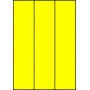 Etykiety A4 kolorowe 70x297 – żółte