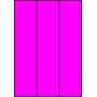 Etykiety A4 kolorowe 70x297 – różowe