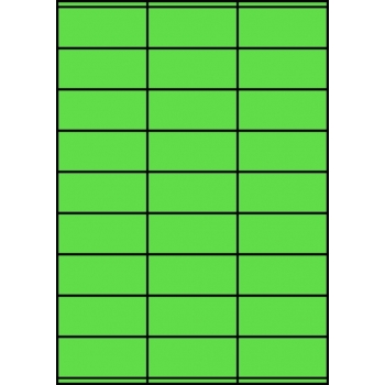 Etykiety A4 kolorowe 70x32 – zielone
