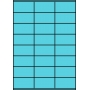 Etykiety A4 kolorowe 70x36 – niebieskie