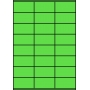 Etykiety A4 kolorowe 70x36 – zielone