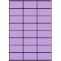 Etykiety A4 kolorowe 70x36 – fioletowe