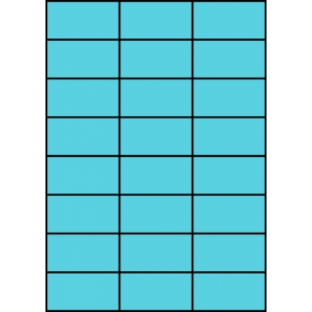 Etykiety A4 kolorowe 70x37 – niebieskie