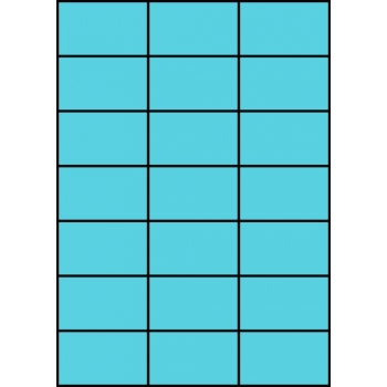 Etykiety A4 kolorowe 70x42,42 – niebieskie