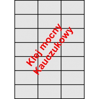 Etykiety A4 klej wzmocniony 70x42,42