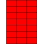 Etykiety A4 kolorowe 70x42,42 – czerwone fluorescencyjne