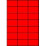 Etykiety A4 kolorowe 70x42,42 – czerwone fluorescencyjne