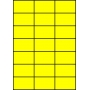 Etykiety A4 kolorowe 70x42,42 – żółte