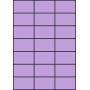 Etykiety A4 kolorowe 70x42,42 – fioletowe