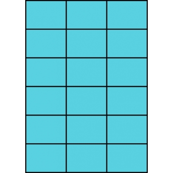 Etykiety A4 kolorowe 70x49,5 – niebieskie