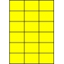 Etykiety A4 kolorowe 70x49,5 – żółte fluorescencyjne