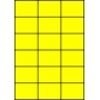 Etykiety A4 kolorowe 70x49,5 – żółte