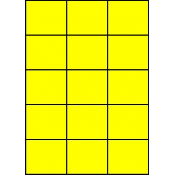 Etykiety A4 kolorowe 70x59,4 – żółte