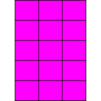 Etykiety A4 kolorowe 70x59,4 – różowe